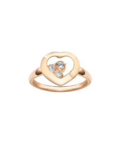 КОЛЬЦО CHOPARD HAPPY DIAMONDS 18K ROSE GOLD AND DIAMONDS